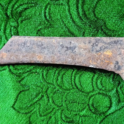 Handmade knife, possibly agricultural or shepherd's, 23.5cm