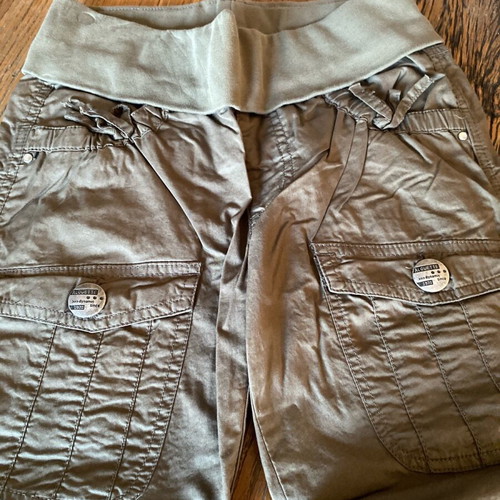 Alouette pants olive new, sizes 12 and 16, cotton