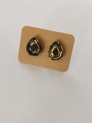 Handmade earrings new, polymer clay and stainless steel