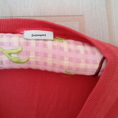 Numph cotton cardigan new, coral color, size M/L