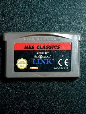 Zelda II The Adventure of Link authentic NES Classics Game Boy Advance used
