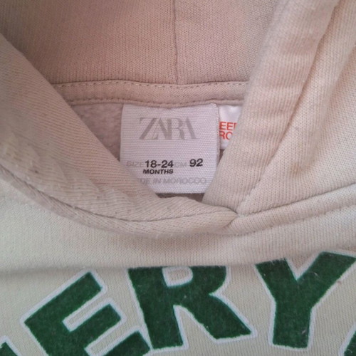 Zara kids hoodie like new, unisex 18-24 months