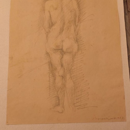 Sketch ''Gumno'' by Theodora Lampropoulou used 1973
