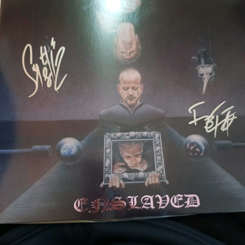 Enslaved Monumention 2LP vinyl record new, signed, metal