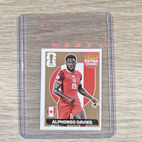 Panini World Cup 2026 Alphonso Davies bronze extra sticker