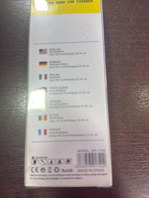 Φορτιστής αυτοκινήτου με 2 USB 3000 mAh Qihang QH-1740 καινούργιο