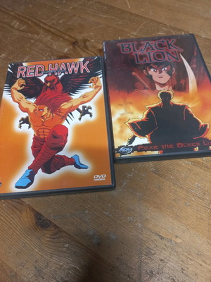 Red Hawk και Black Lion DVD anime μεταχειρισμένα με υπότιτλους