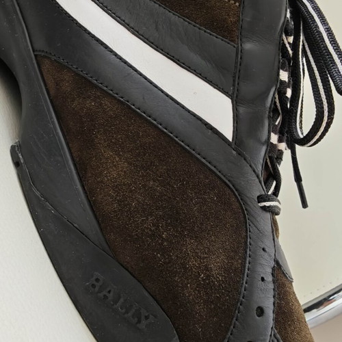 Bally leather shoes, insole 26.5 cm, black