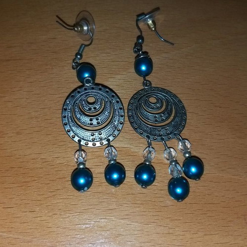 Earrings hanging