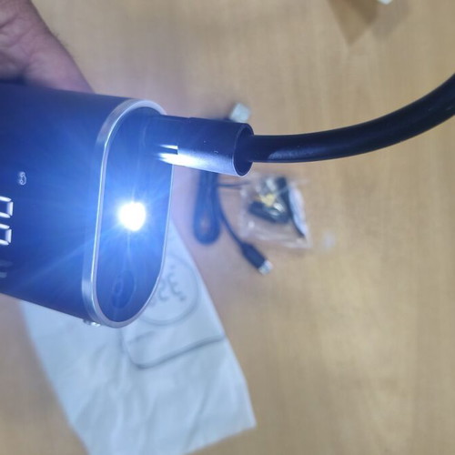 Electric rechargeable pump with type-c digital display and multiple functions