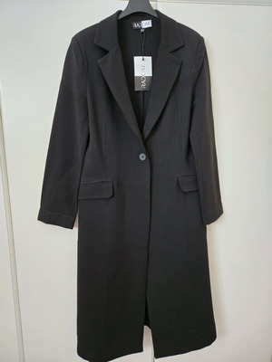Raccar coat new, black, size small/medium