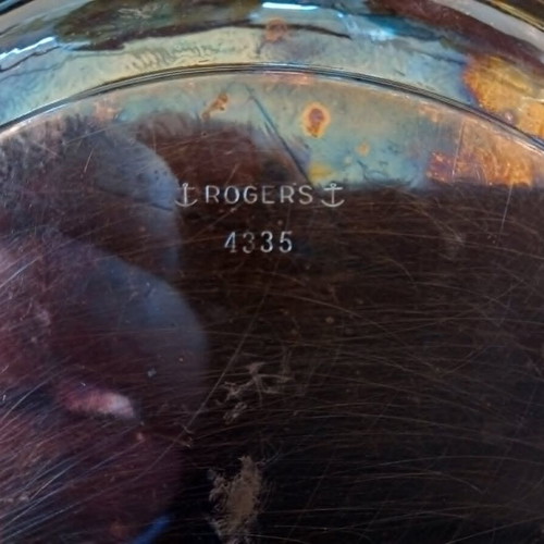 Silverplate Rogers 4335 decoration used, 1940s
