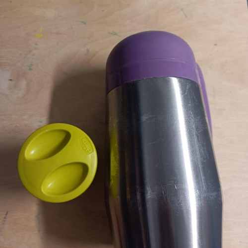 Chicco thermos used with container and spoon knife