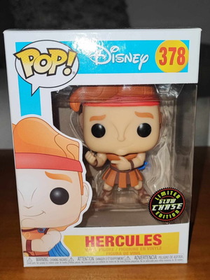 Funko Pop Hercules Chase GITD #378 authentic in excellent condition