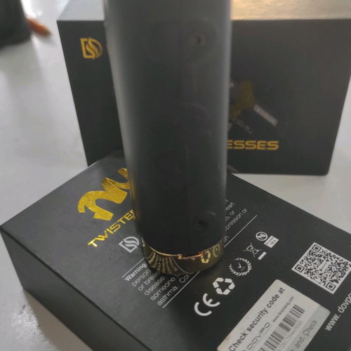 DOVPO Twisted Messes Box Mod Black Gold new