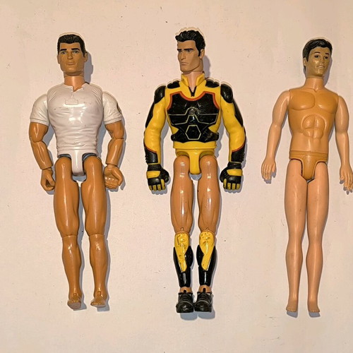 Action Man figures and Simba doll used, pack of 3