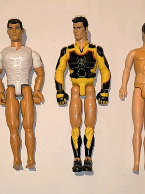 Action Man figures and Simba doll used, pack of 3