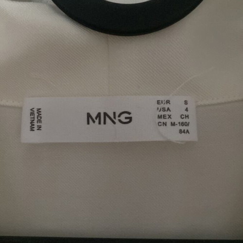 Mango white mini dress like new, size S