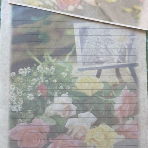 Letter set like new, rare scented pieces from abroad