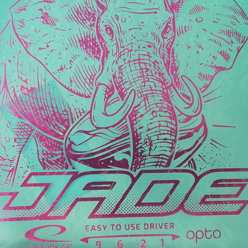 Jade Gold Orbit Latitude 64 frisbee disc like new