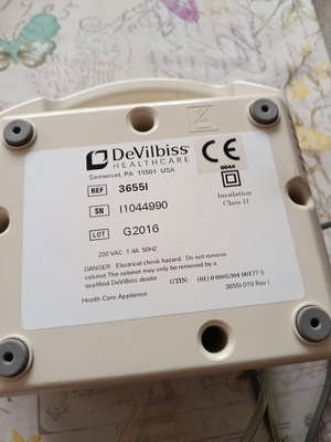 Devilbilss nebulizer oxygen mask like new