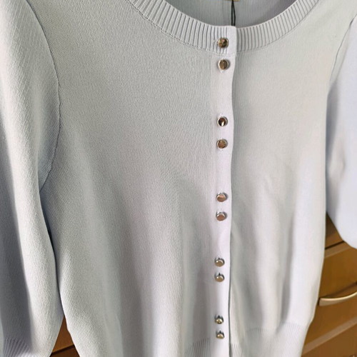 Mohito light blue blouse short sleeve brand new XS