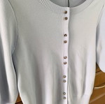 Mohito light blue blouse short sleeve brand new XS