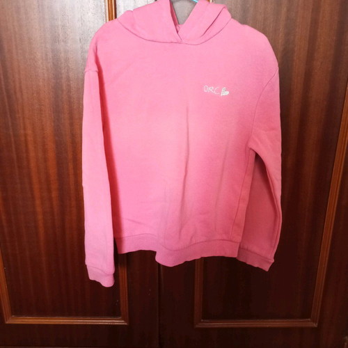 Children's sweatshirt like new, pink, for ages 7-8