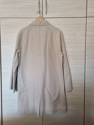 S'NOB de Noblesse women's minimal trench coat size 40 like new beige