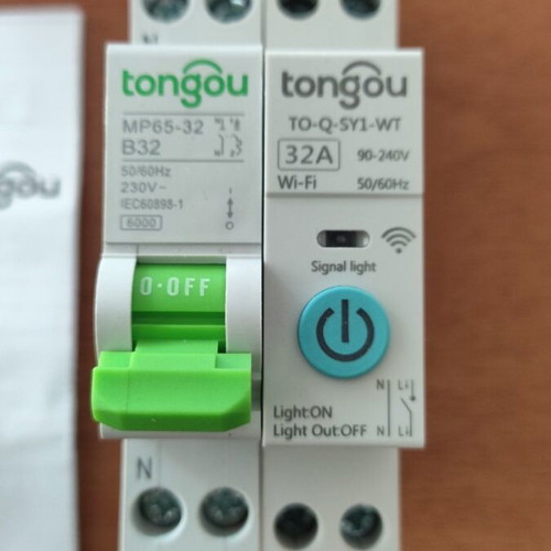 Smart WiFi Circuit Breaker with Consumption Measurement and Overload Protection new