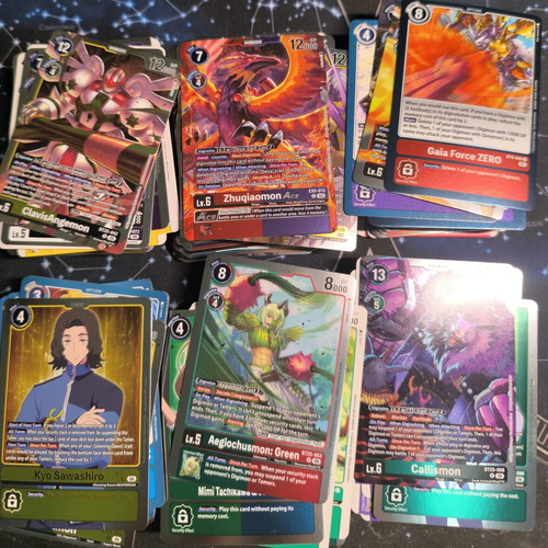Digimon Card Game bulk pack ~850 cards, like new