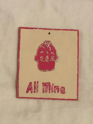 Handmade wall hanging like new