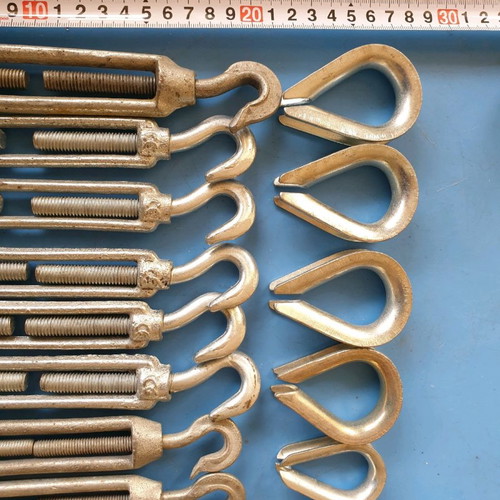 Turnbuckles new, pack of 8 pieces