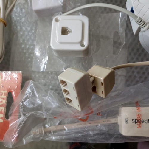 Phone connection cables and accessories new, pack of 40 pieces