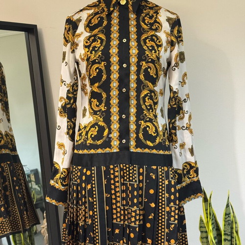 silk printed dress zara Yellow floral Silk Dress From Zara by Zara