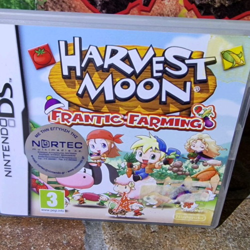 Harvest Moon Frantic Farming Nintendo DS game like new