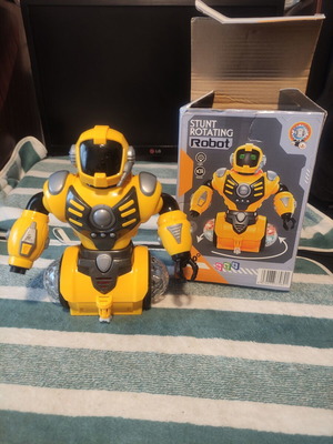 Stunt Rotating Robot new interactive toy for kids