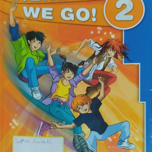 Английски книги Here we go 2 употребявани, издания Burlington, клас B
