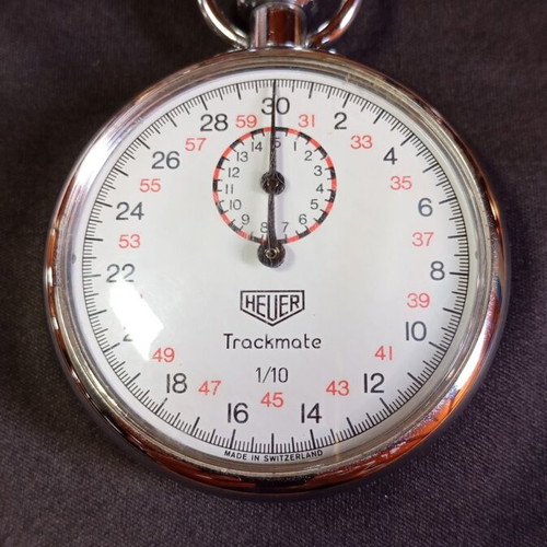 Heuer Trackmate mechanical stopwatch like new