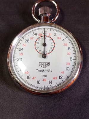 Heuer Trackmate mechanical stopwatch like new