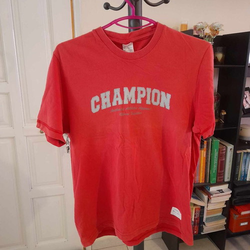 Champion men's red T-shirt, size M