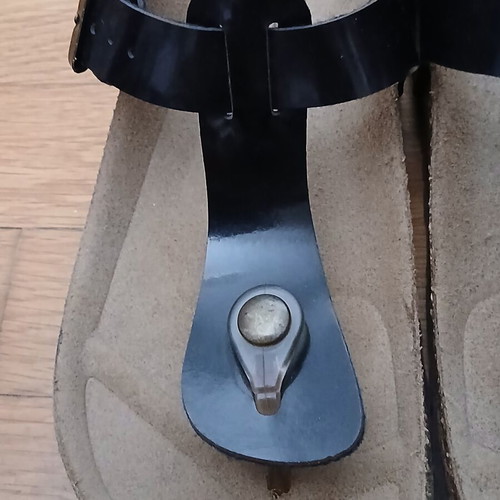 Naturelle Comfort women's sandals with cork anatomical sole size 38 used, black