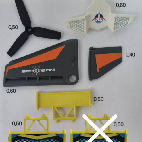 Playmobil car parts used