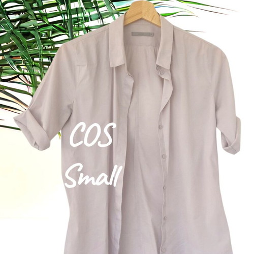 COS women's beige shirt like new, size S