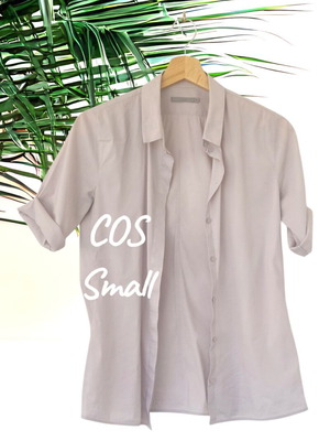 COS women's beige shirt like new, size S