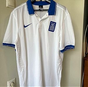 NIKE Greece National Team 2014 Soccer Jersey Size L