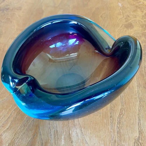 Murano vintage decorative glass bowl