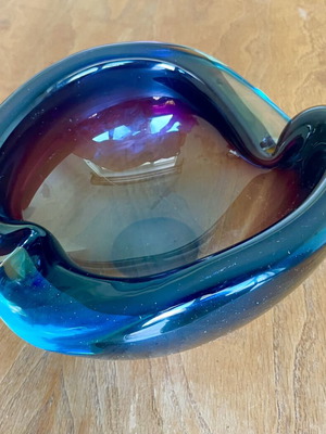 Murano vintage decorative glass bowl
