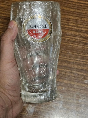 Amstel Professional Beer Glass used, thick durable glass