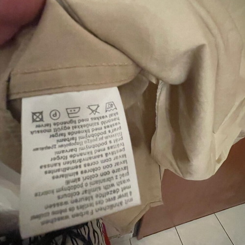 Angelo Muroni beige men's shirt XXL new 100% cotton